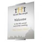 Preview: Tuerschild Vitrum A aus Glas DIN A3