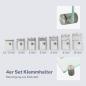 Preview: Glasklemme  Klemmhalter Edelstahl