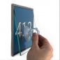Preview: Tuerschild Vitrum G aus Glas und Edelstahl 150 150 mm
