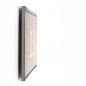 Preview: Tuerschild Vitrum G aus Glas und Edelstahl 150 105 mm