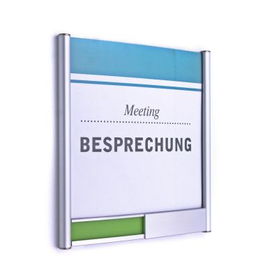 Türschild PRIMUS Rot Grün Anzeige Besprechung Beratung