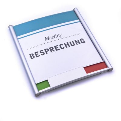Türschild PRIMUS Rot Grün Anzeige Besprechung Beratung