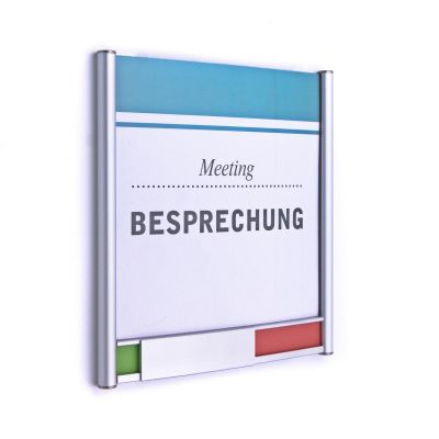 Türschild PRIMUS Rot Grün Anzeige Besprechung Beratung