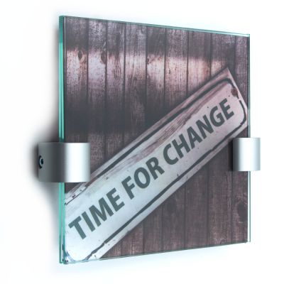 Türschild Vitrum C von Logistic Sign System Glasschild für Büro Beschilderung Schild 200 200 mm