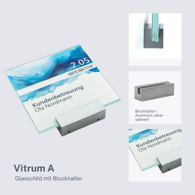 The Grow Room Türschild Acryl - Grünes Schild Mit Klebeband 17,8x6,1 Cm