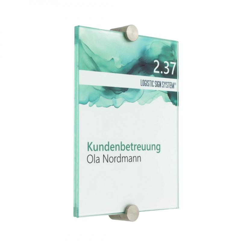SCHILDERBOXX® WC Schild Selbstklebend - Toilettenschild [12x12cm, 100